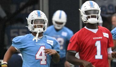 Titans WR Wan'Dale Robinson already impressed with QB Cam Ward: 'I love him to death'
