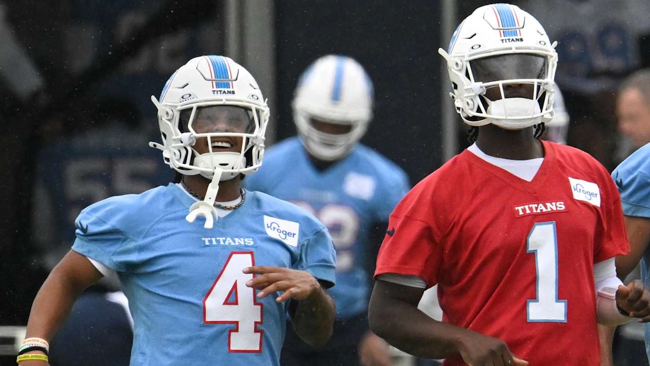 Titans WR Wan'Dale Robinson already impressed with QB Cam Ward: 'I love him to death'