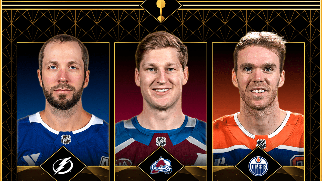 Kucherov, MacKinnon, McDavid named Hart Trophy finalists