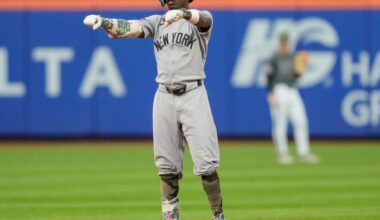Jazz Age style: Chisholm borrows Stanton's baggy pants, Caballero's bat to spark turnaround