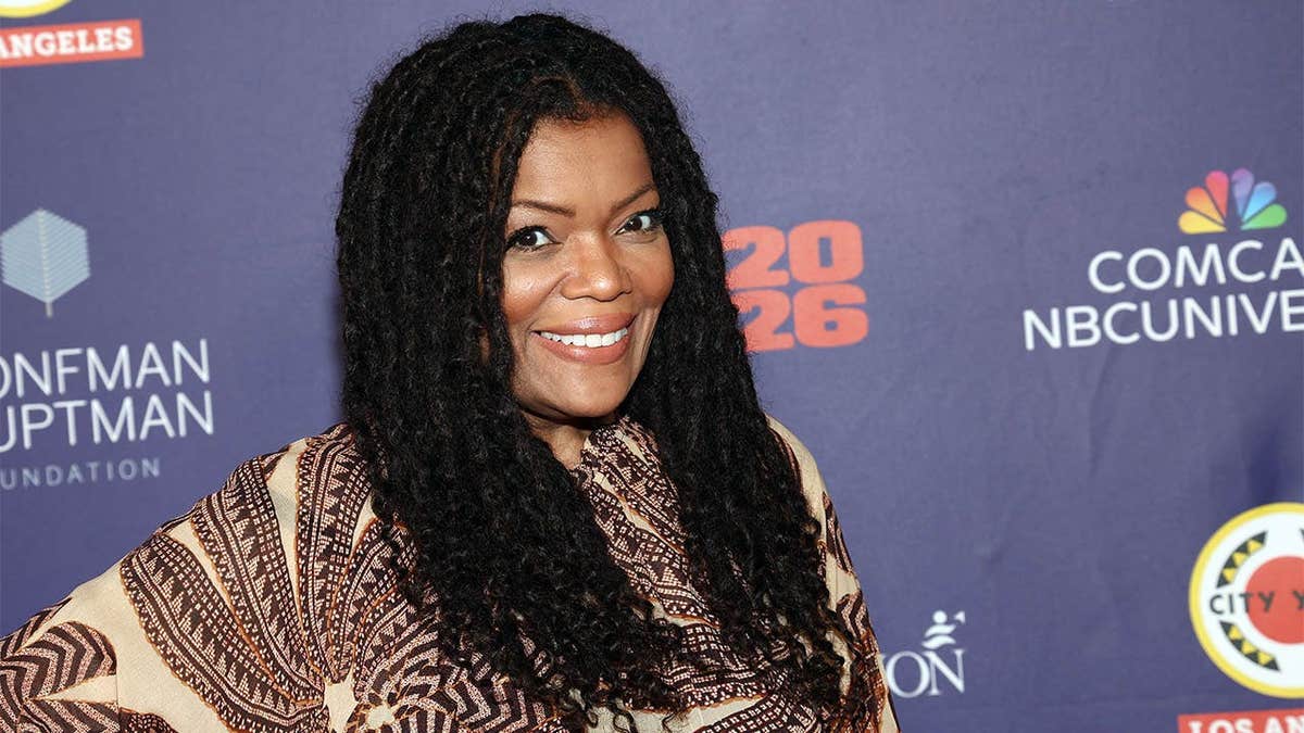 Yvette Nicole Brown standing at Universal Studios Backlot during City Year Los Angeles gala