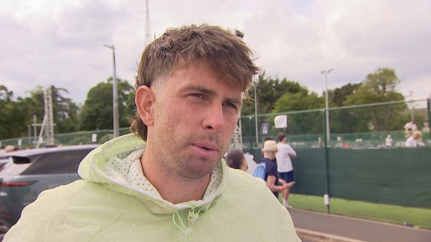 Irish Tennis player Conor Gannon