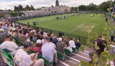 Playing tennis heavy hitters 'surreal', says Dubliner