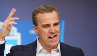 NFL Network analyst Daniel Jeremiah speaks during the NFL Scouting Combine