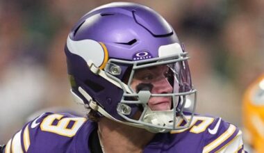 Minnesota Vikings QB J.J. McCarthy