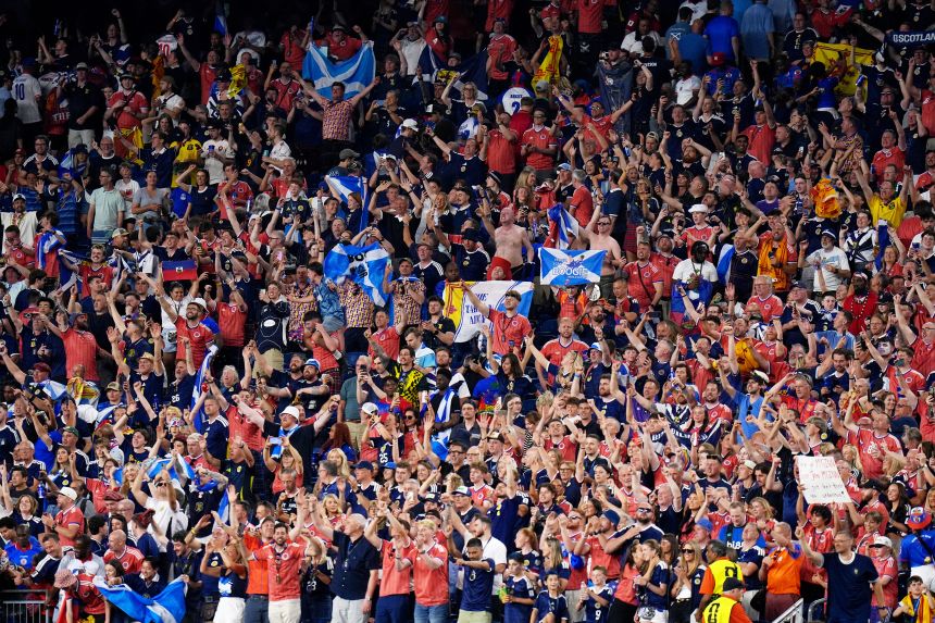 Scotland fans have been very popular in their American sojourn. (David Butler II/Imagn Images/Reuters)