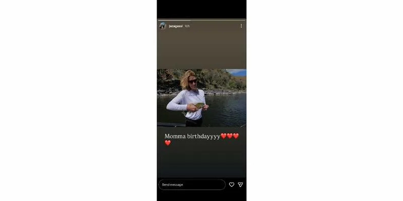 Steffi Graf’s daughter’s birthday wish (Image via Instagram/ @jazagassi)