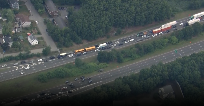 sky5 traffic 495 incident