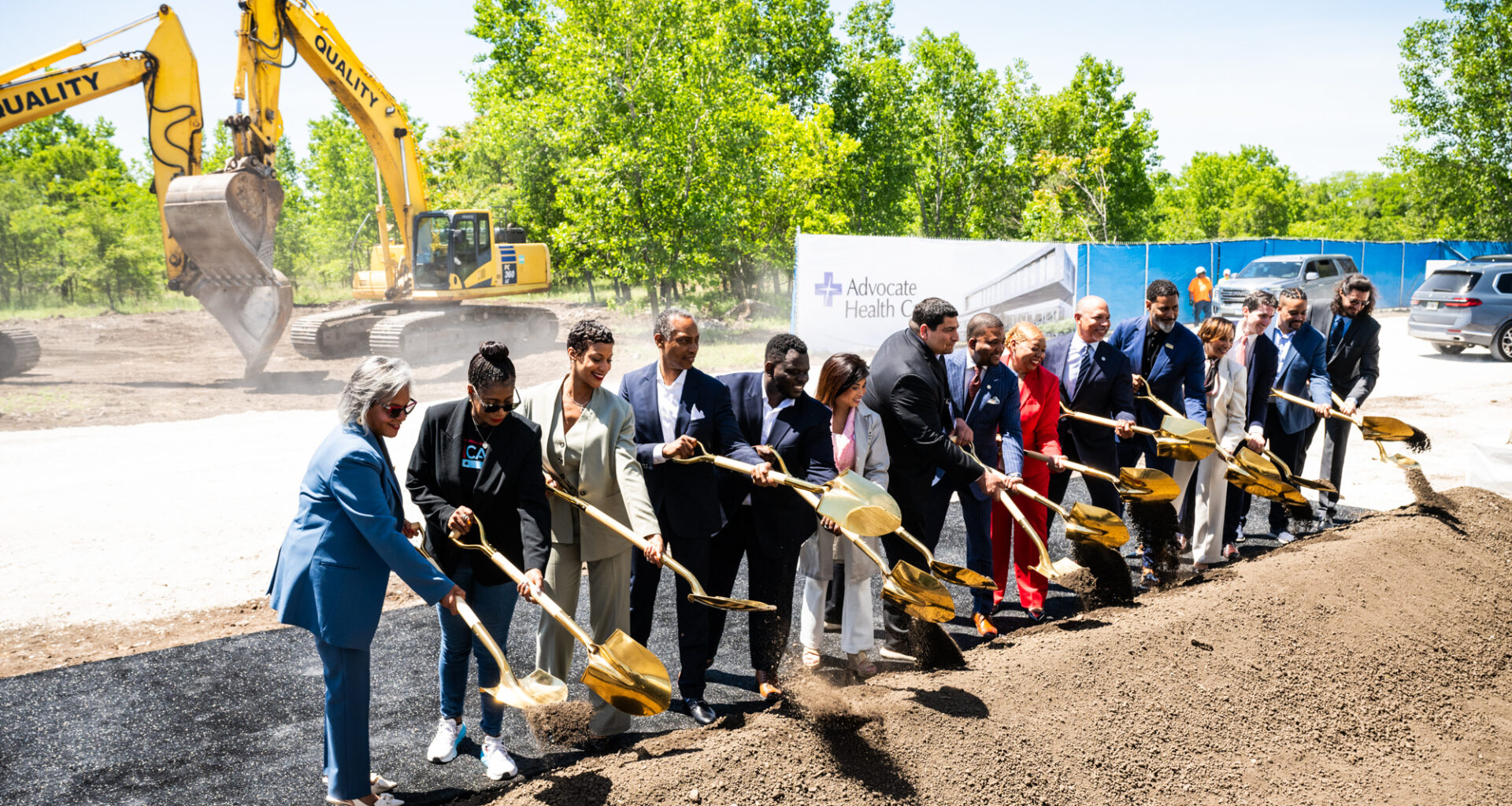 Advocate Health Breaks Ground On Hospital At South Chicago Lakefront Megadevelopment Site