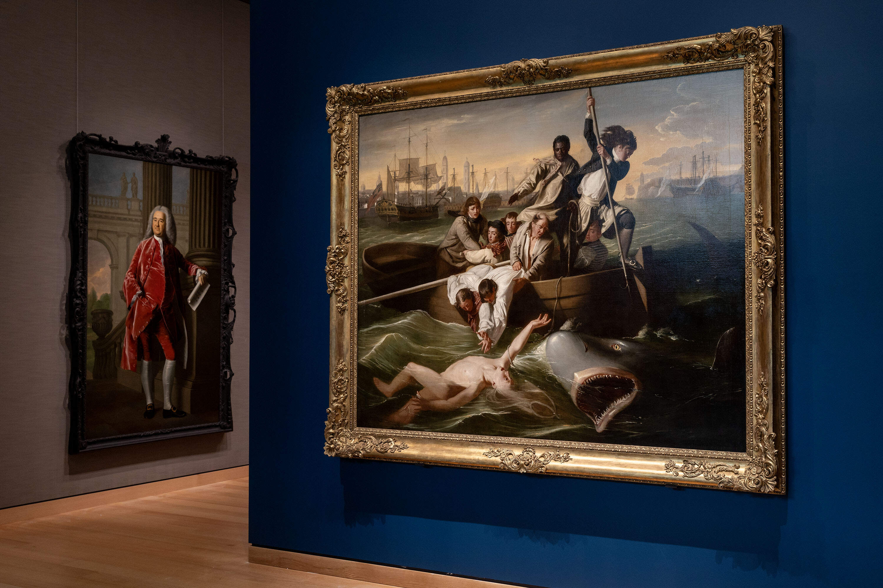 John Singleton Copley's "Watson and the Shark" at the MFA in Boston. (Robin Lubbock/WBUR)