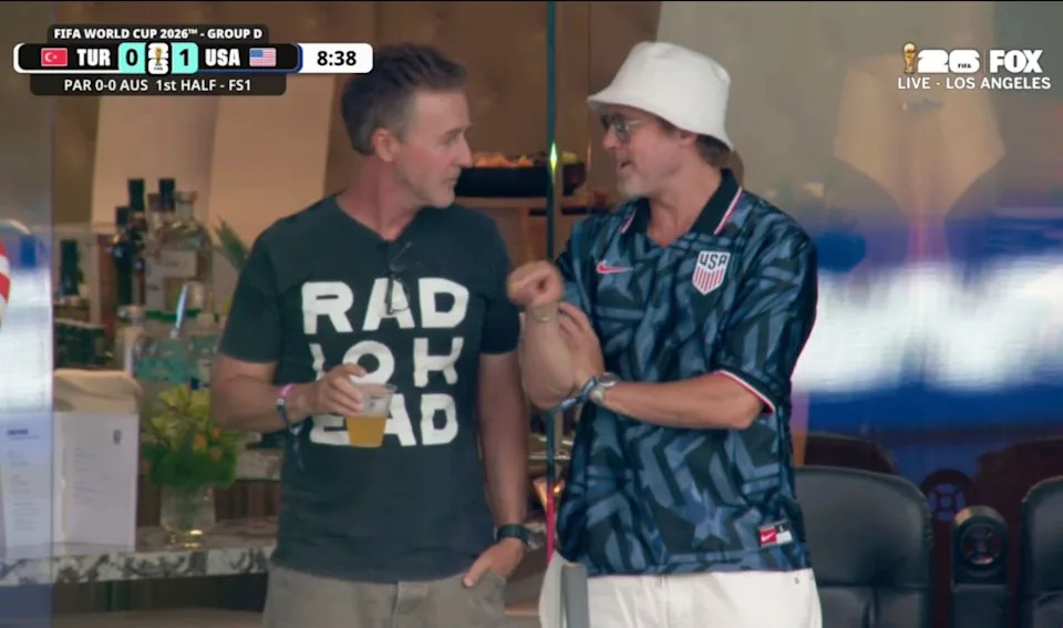 “Tyler Durden is enjoying the match by himself in his suite,” the hilarious post from Barstool Sports read. Fox Sports