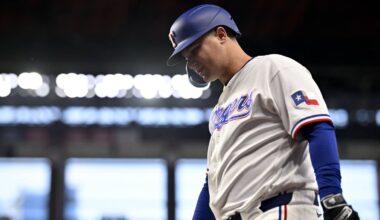 Joc Pederson Leaves Game with Hip Discomfort: Rangers Await Injury Update
