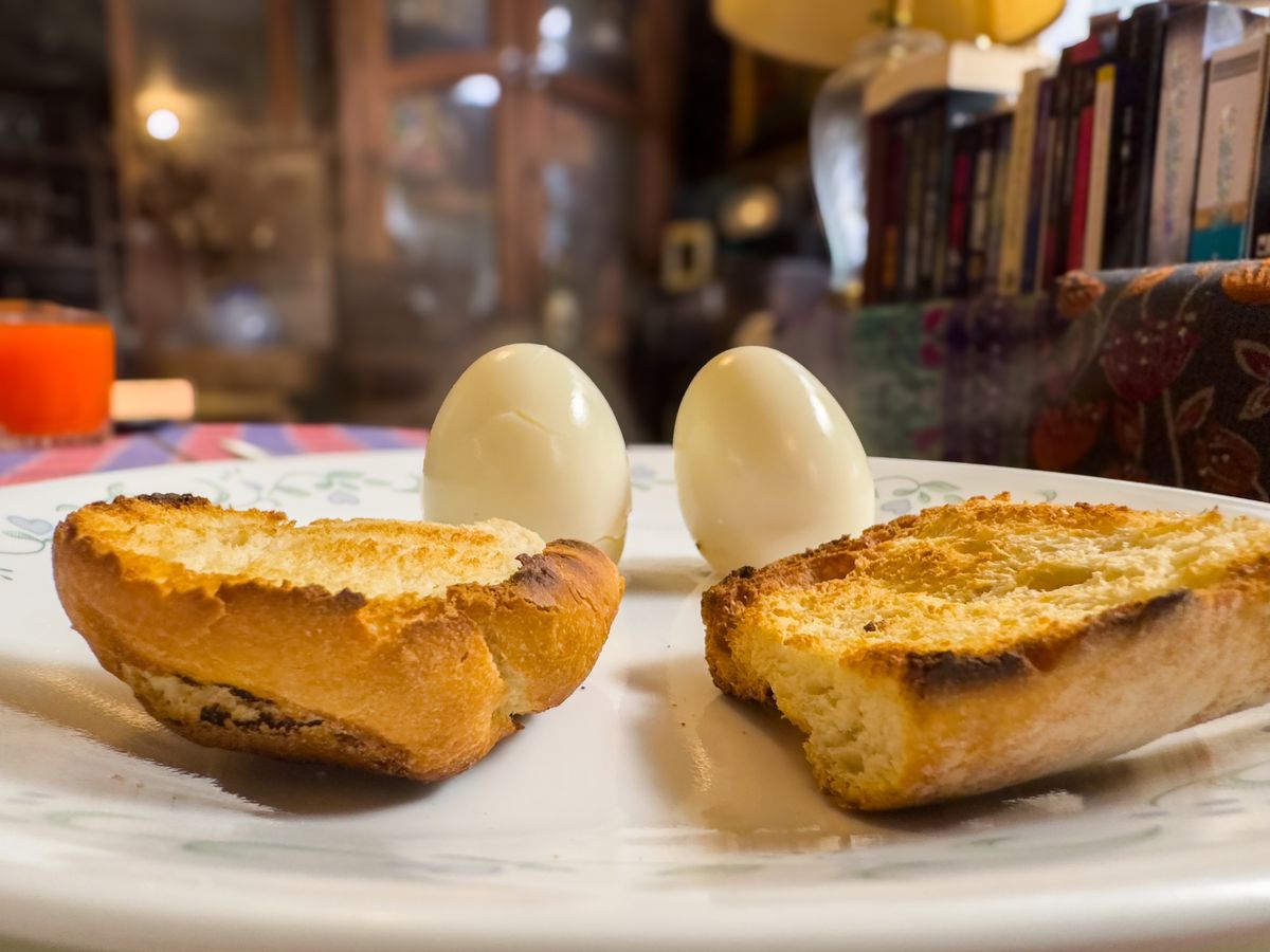 Eggs and toast