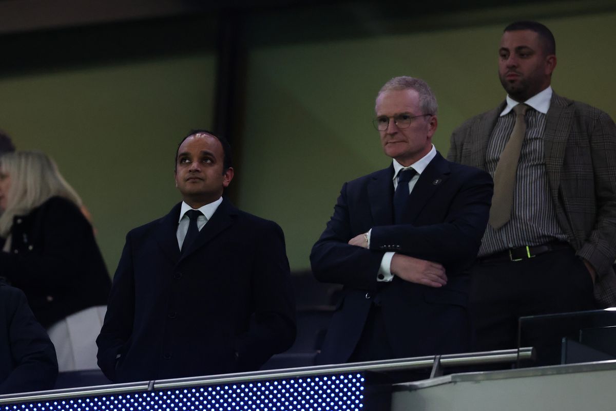 The Tottenham Hotspur Supporters' Trust sent a letter to the club's non-executive chairman Peter Charrington, shown above right alongside Spurs CEO Vinai Venkatesham