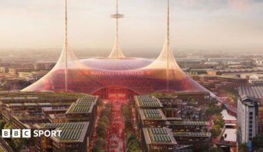 Manchester United's proposed new stadium