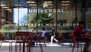 Universal Music slumps 7%; European stocks rise