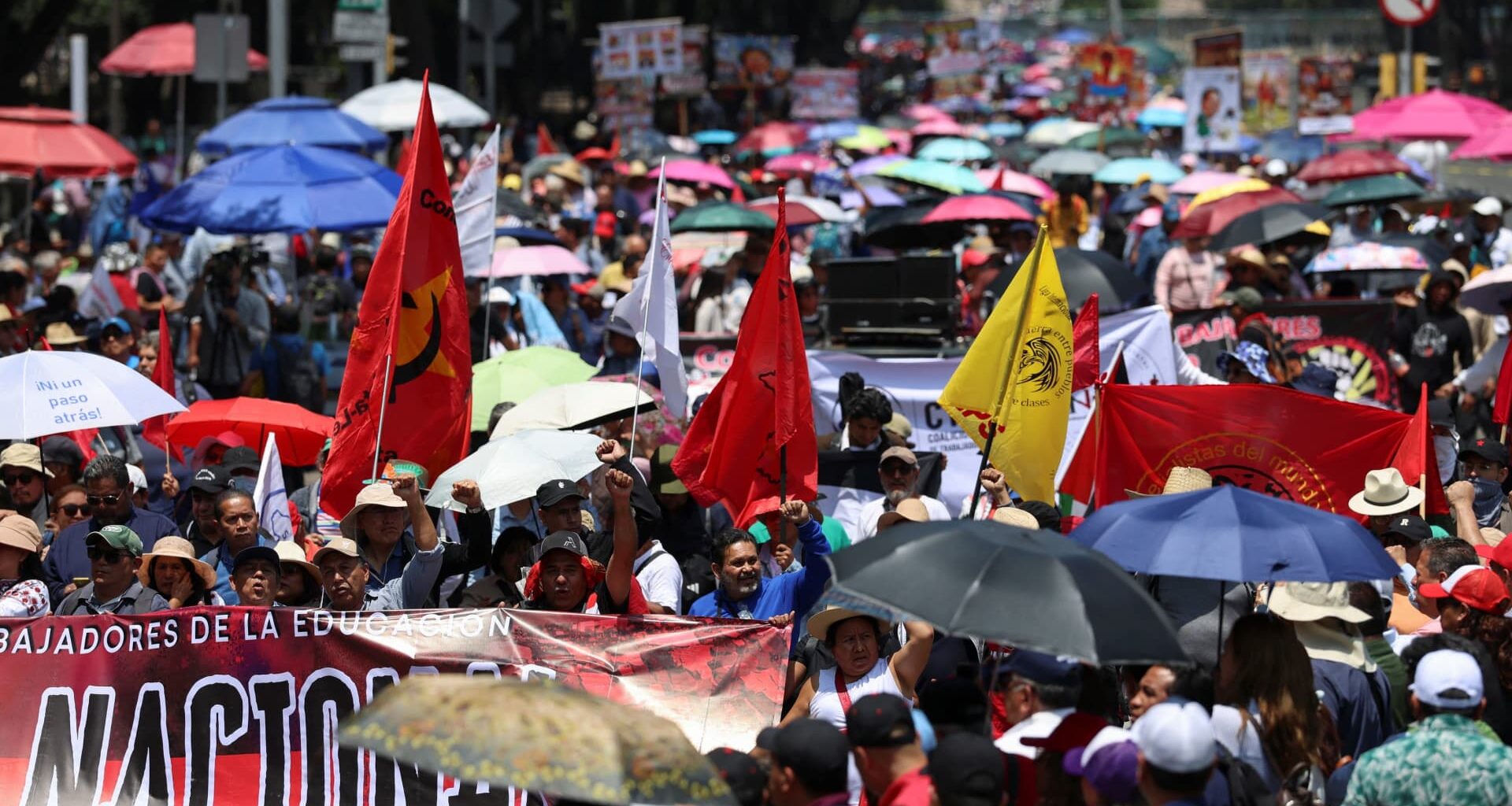 Protests and construction work disrupt Mexico City ahead of World Cup