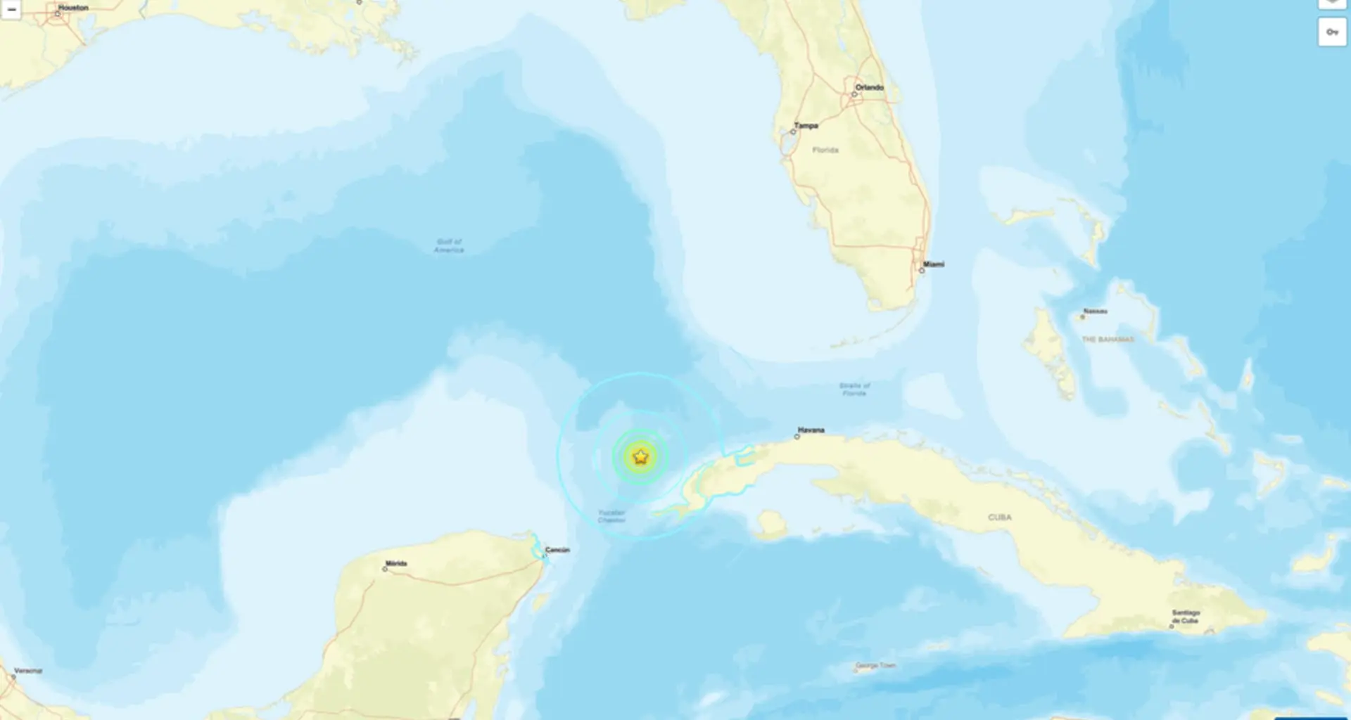 Strong earthquake strikes off Cuba's northwest coast