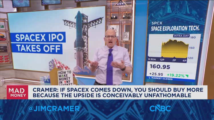 If SpaceX comes down, you should buy more: Jim Cramer