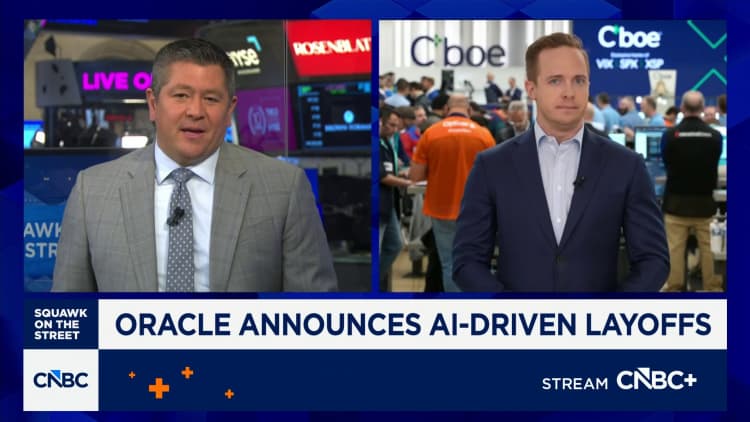 Options traders buy calls in Oracle following AI-driven layoffs
