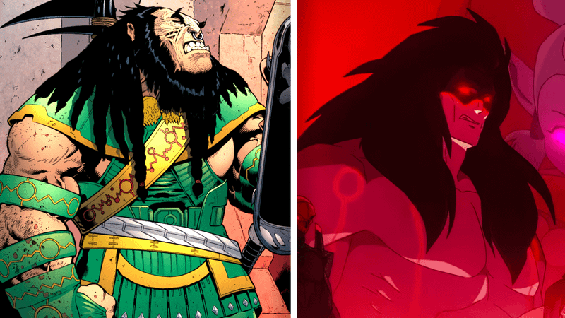 My Adventures with Superman Season 3, Darkseid Apokolips villain, Kalibak.