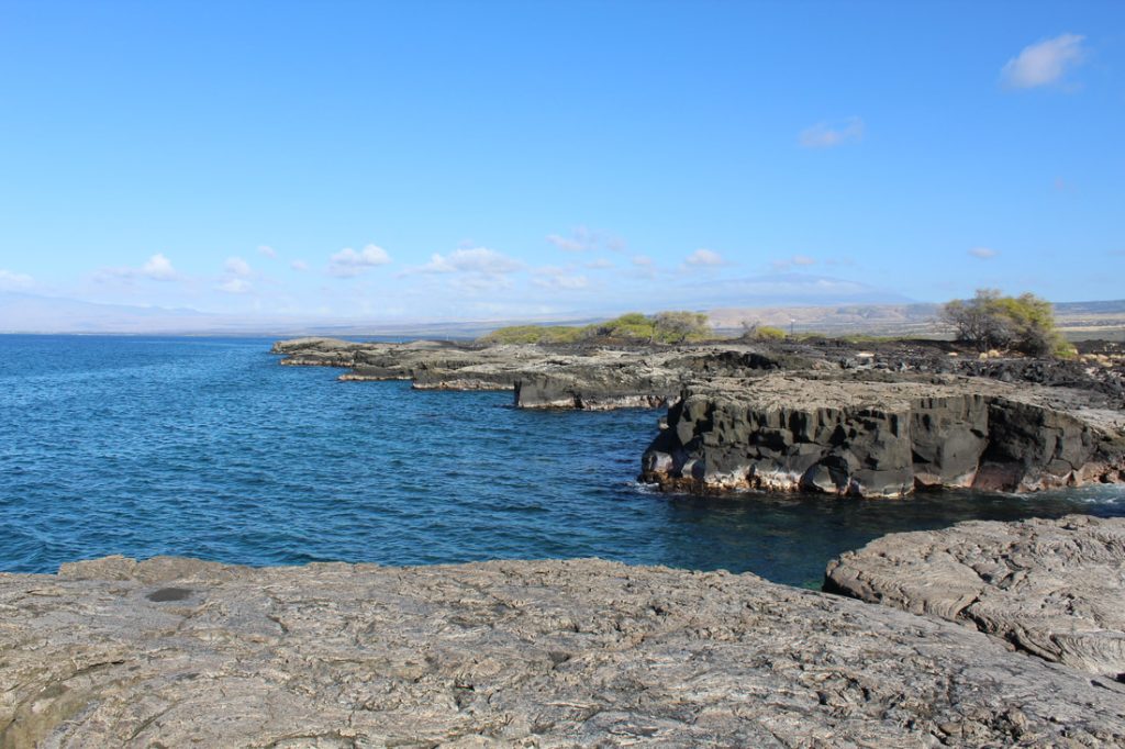 The Ka‘ūpūlehu Marine Reserve was established as a no-take reserve in 2016 from the shoreline to approximately 20 fathoms to allow depleted reef resources to recover. (Photo Courtesy: Hawaiʻi Department of Land and Natural Resources)