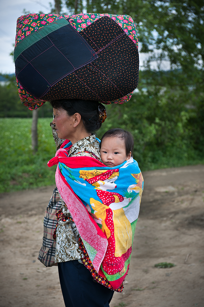 Daily life in Sonbong, North Korea.