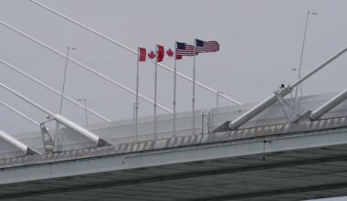 Michigan Senate candidate accuses Trump of keeping Canada-US bridge closed to help donor