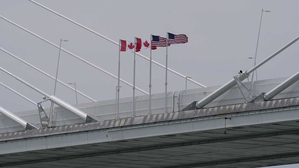Michigan Senate candidate accuses Trump of keeping Canada-US bridge closed to help donor