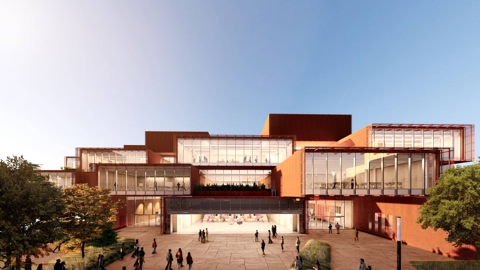 rendering of the campus makerspace