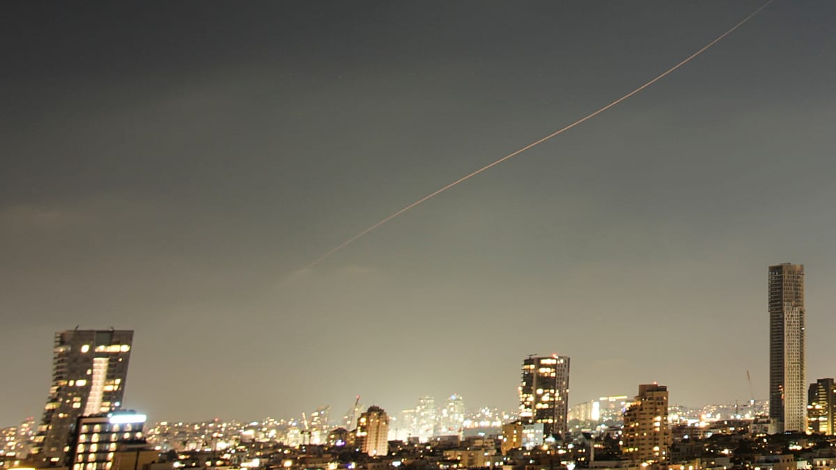 Iran launches missiles at Israel in the first such bombardment since a ceasefire in April
