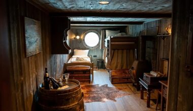 Travel back to the time of the great Arctic expeditions with a stay in this 19th-century style cabin