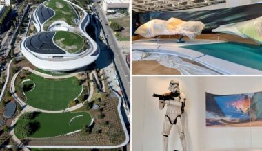 First look inside George Lucas' new LA museum as life-size Star Wars battleships go on display soon