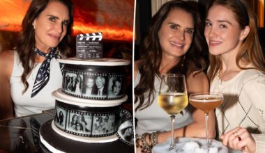 Brooke Shields fetes her 61st birthday partying with her daughters at ZOI Nomad