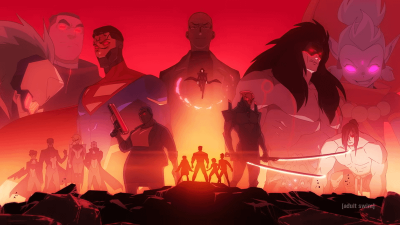My Adventures with Superman Season 3, all villains art promo.
