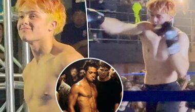 Knox Jolie-Pitt, 17, channels dad Brad Pitt's 'Fight Club' energy in Muay Thai showdown