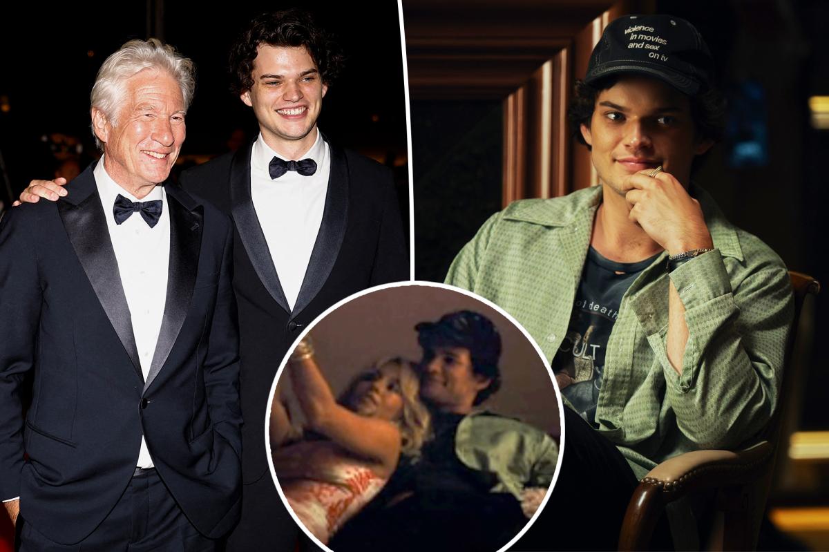 Richard Gere reveals whether he's seen son Homer's raunchy 'Euphoria' sex scene with Sydney Sweeney