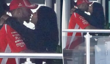 Kim Kardashian and Lewis Hamilton sneak in a makeout session during Monaco Grand Prix 2026