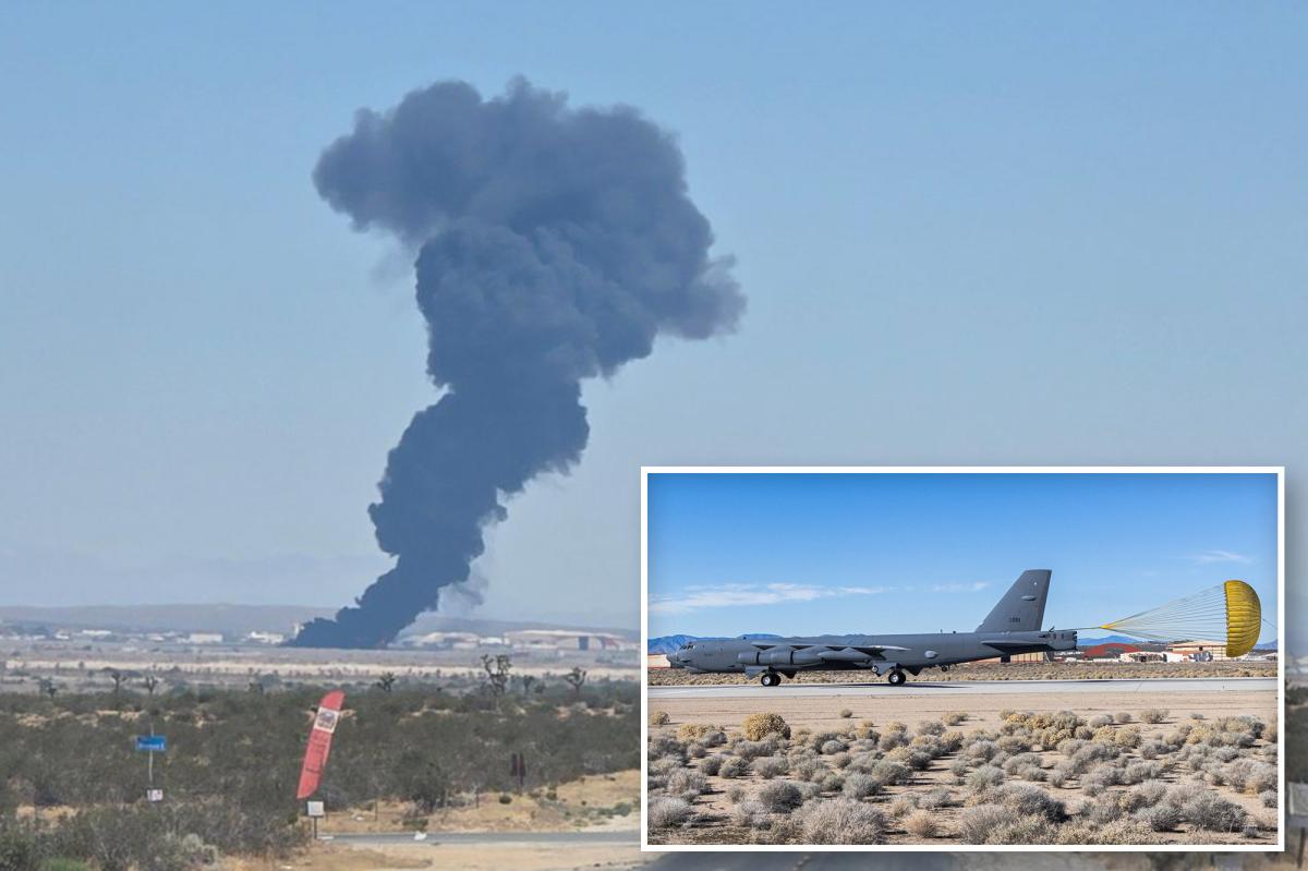 Eight killed in B-52 bomber crash at Edwards Air Force base