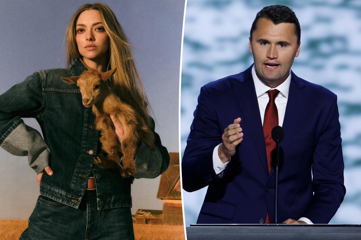 Amanda Seyfried claims she had to hire a bodyguard after Charlie Kirk criticism