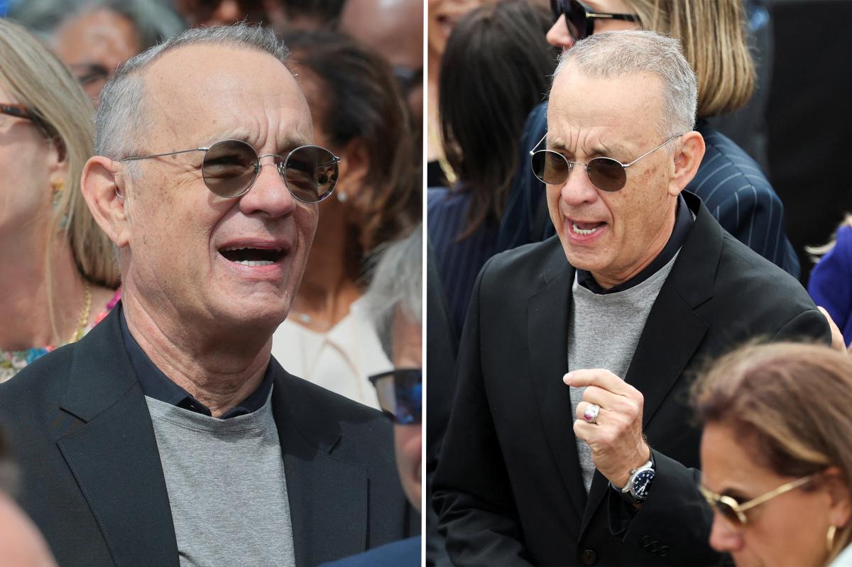 Tom Hanks roasts MS NOW's ratings while appearing live on-air with reporter