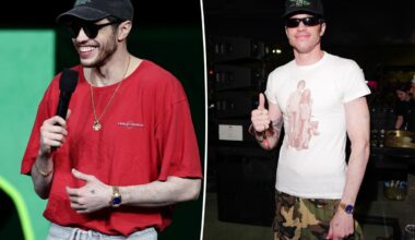 Newly single dad Pete Davidson at the opening of Pacha