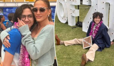 Jennifer Lopez shares intimate photos from twins' graduation ceremonies