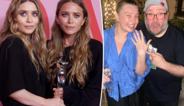 Mary-Kate and Ashley Olsen make rare public appearance at older brother Trent's wedding