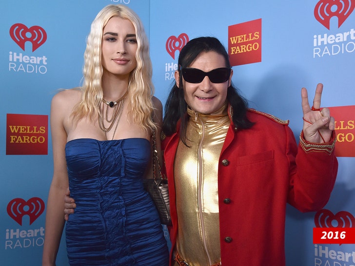 corey feldman and Courtney Anne Mitchell getty 2