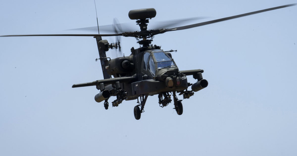 U.S. crew saved in first-ever sea drone rescue after Apache helicopter crash near Strait of Hormuz