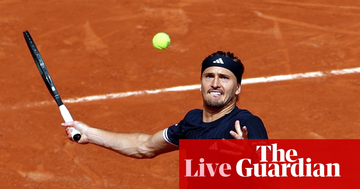 Jakub Mensik v Alexander Zverev: French Open 2026 men’s semi-finals – live | French Open 2026