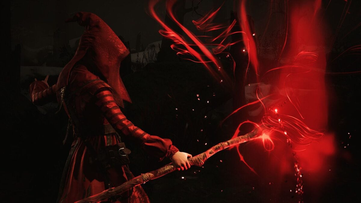 An evil witch casting AI spells.