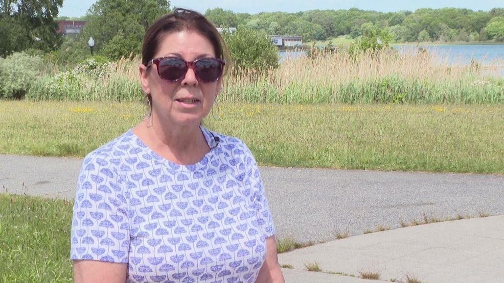 Lynn Coish spoke about the rescue. (WJAR)