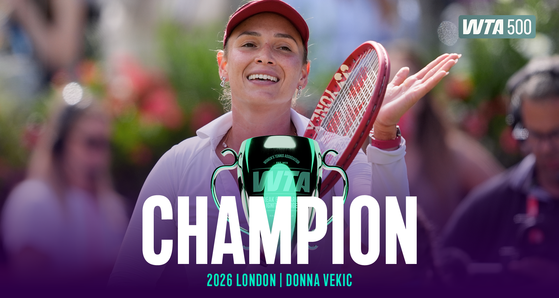 How a phone call, a second chance and a favorite surface changed Vekic's season